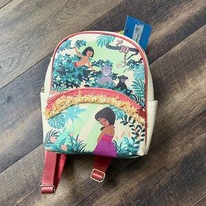 Disney Jungle Friends Kids Backpack - Cream and Red